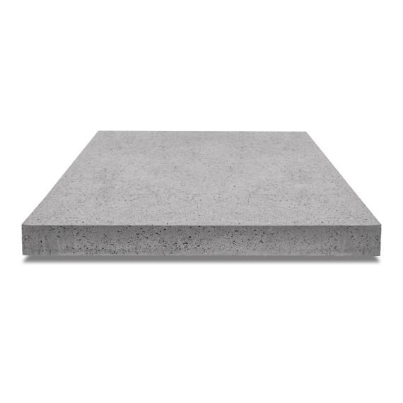Oud Hollandse tegel zonder facet, gewapend  100x100x12 Grijs