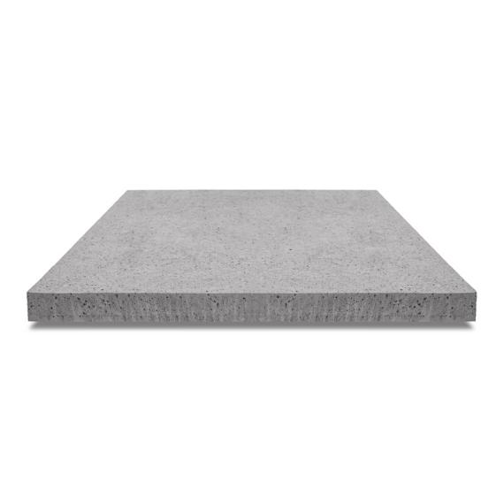 Oud Hollandse tegel zonder facet, gewapend  120x120x7 Grijs
