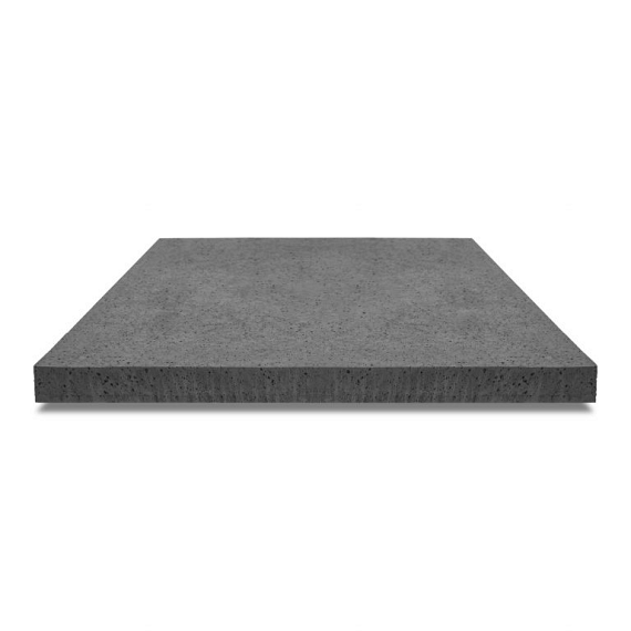 Oud Hollandse tegel zonder facet, gewapend 120x120x7 Antraciet