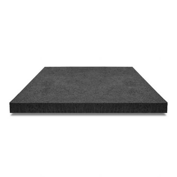 Oud Hollandse tegel zonder facet, gewapend  120x120x7 Carbon