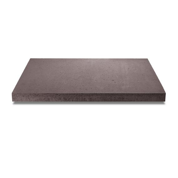 Oud Hollandse tegel zonder facet, gewapend  150x120x10 Taupe