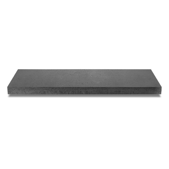 Oud Hollandse tegel zonder facet, gewapend  200x50x10 Antraciet
