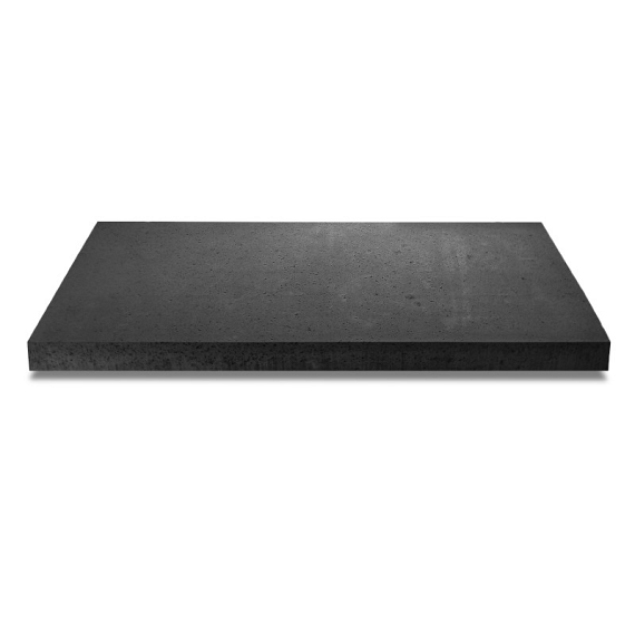 ArtiStone tegel zonder facet, gewapend  200x100x10 Carbon