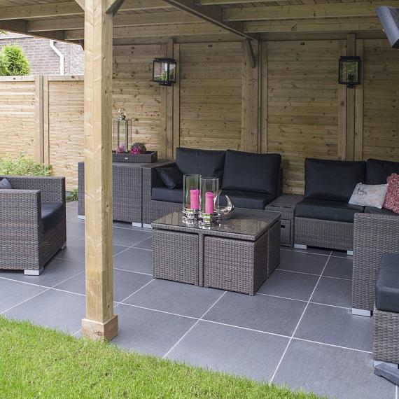 Ceramaxx Ardesia Nero, 60x60x3 cm rectified