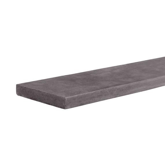 Vijver/Afdekband Vietnamese hardsteen 100x30x3 cm oppervlak en 2 lange zijdes grof geschuurd