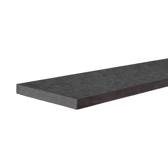 Afdekband Vietnam Black 100x20x3cm alle kanten gezoet + facet 2x2 mm