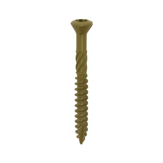 Woodies® Ultimate vlonderschroef 5.0x80/50 platverzonken kop T-25 shield - 200 st.