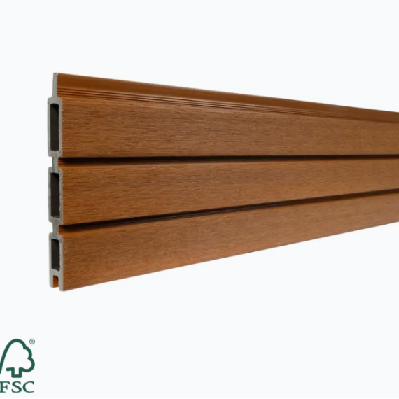 WPC fence board Modern Teak 21x160mm (wb 150mm) L-178cm FSC®100% FSC®-C003450