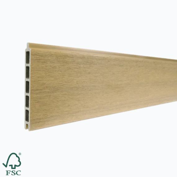 WPC Premium fence board Red Cedar 21x160mm (wb 150mm) L-178cm FSC®100% FSC®-C003450