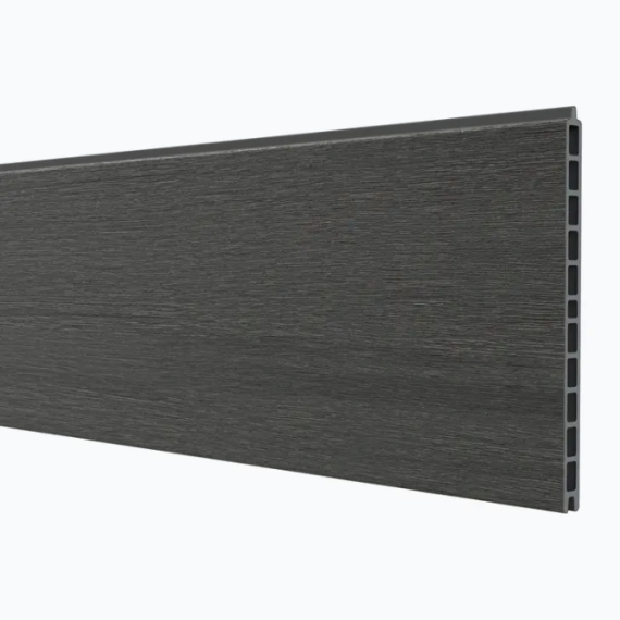 WPC Premium fence board Dark Grey 21x310mm (wb 300mm) L-178cm FSC®100% FSC®-C003450