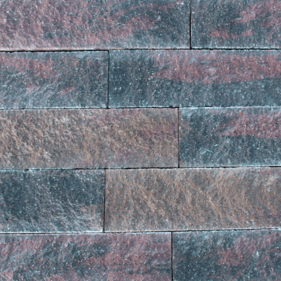 Wallblock Split 60x12x15 cm Oud bont