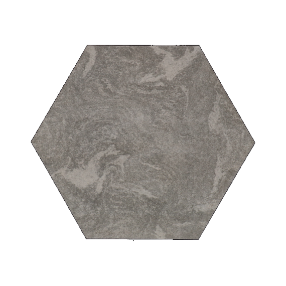 Staptegel Hexagons Ø60x52x2 Grigioni