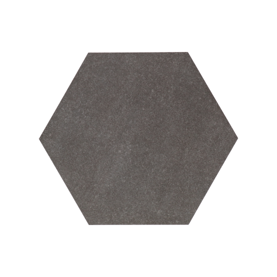 Staptegel Hexagons Ø60x52x2 Basalto