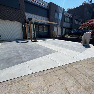 Keramische tegel 80x80x3cm Unika Smoke
