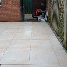 Keramische tegel 80x80x3cm Unika Sand