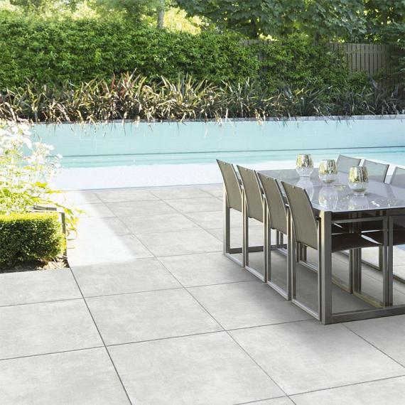 Keramische tegel Betonoptik Light 60x60x3 cm