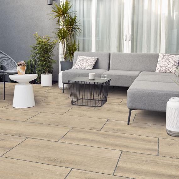 Keramische tegel Oak Honey 40x80x3 cm
