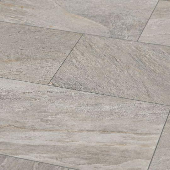 Keramische tegel Quartz Silver 40x80x3 cm