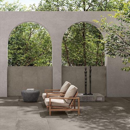 Keramische tegel Betonoptik Medium 80x80x3 cm
