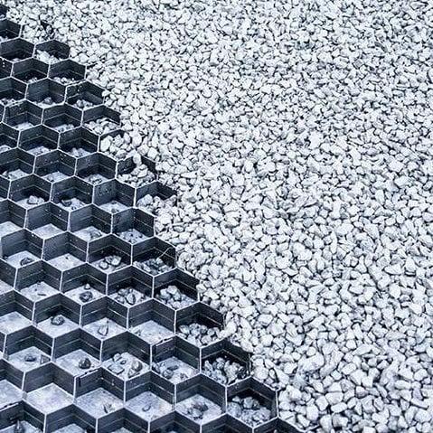 Grindplaat Zwart 80x120x3 cm | Met Worteldoek | HDPE
