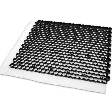 Grindplaat Zwart 80x120x3 cm | Met Worteldoek | HDPE