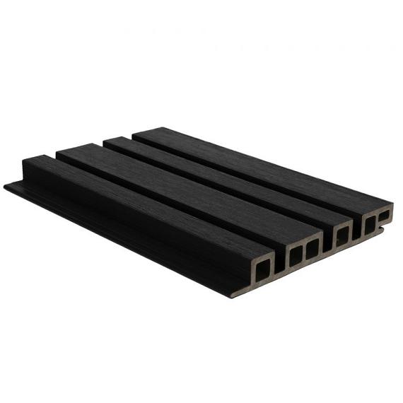 NewTechWood composiet co-extrusie wand bekleding castellation 4325 profiel. 2.5x19.6x290 cm zwart