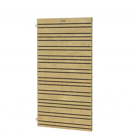 Tuindeur Flux100 Excellent op verstelbaar stalen frame, 100x180 cm, groen geïmpregneerd