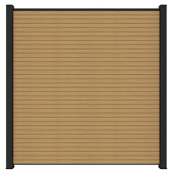 Newtechwood co-extrusie composiet scherm triple, 180x180 cm, red cedar.