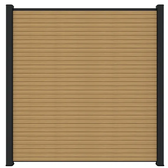Newtechwood co-extrusie composiet scherm triple, 180x180 cm, red cedar.