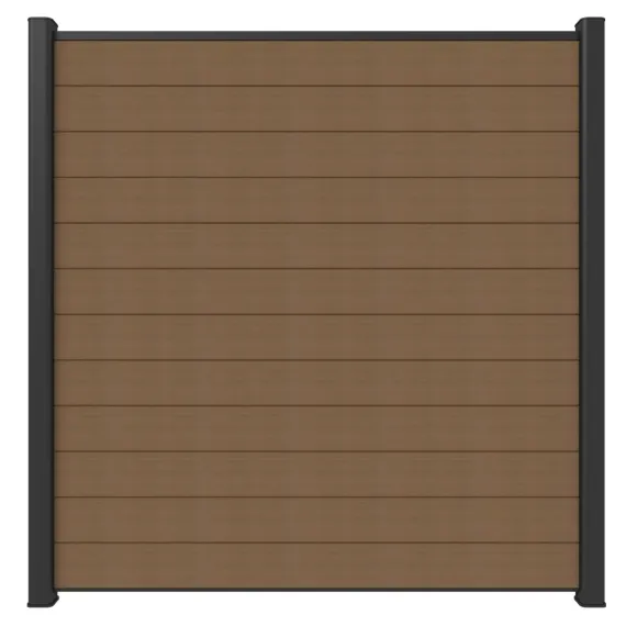 Newtechwood co-extrusie composiet scherm, 180x180 cm, teak.