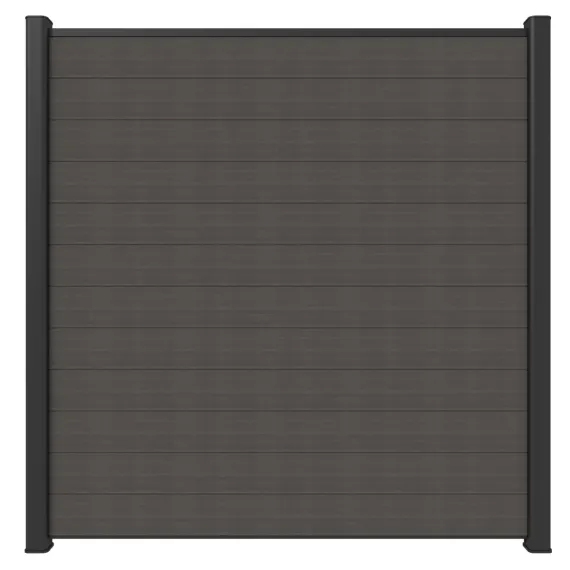 Newtechwood co-extrusie composiet scherm, 180x180 cm, silver gray.