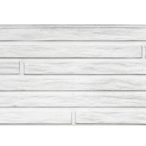 Berton©-motiefplaat smal wit/grijs H26xD3,5xL184 cm Lungo