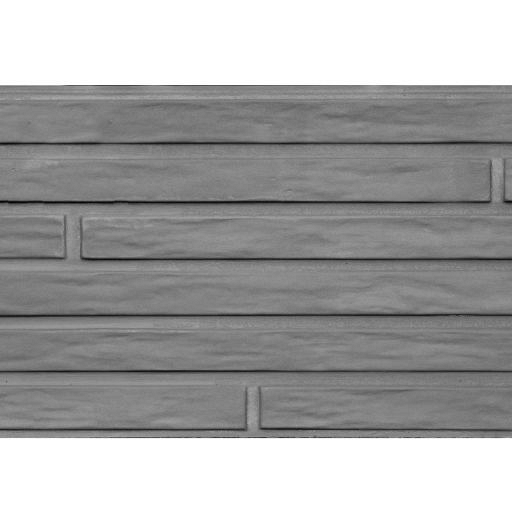 Berton©-motiefplaat antraciet H36xD3,5xL184 cm Lungo