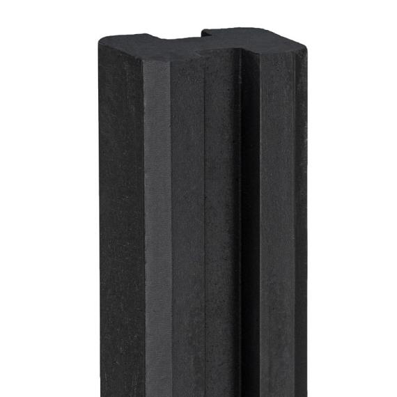 Berton©-sleufpaal Reest antraciet gecoat 11,5x11,5x246 cm eindmodel