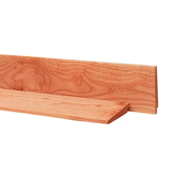 Douglas Zweeds rabat 1 zijde geschaafd. 1 zijde fijnbezaagd 1.1-2.7x19.5x300 cm onbehandeld