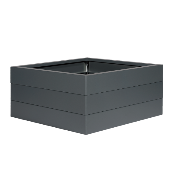 Bloembak antraciet 240x150x28 cm