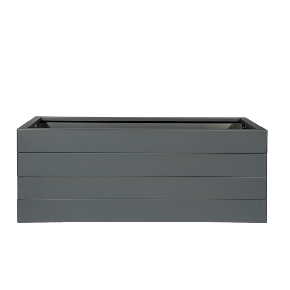 Bloembak antraciet 240x150x28 cm