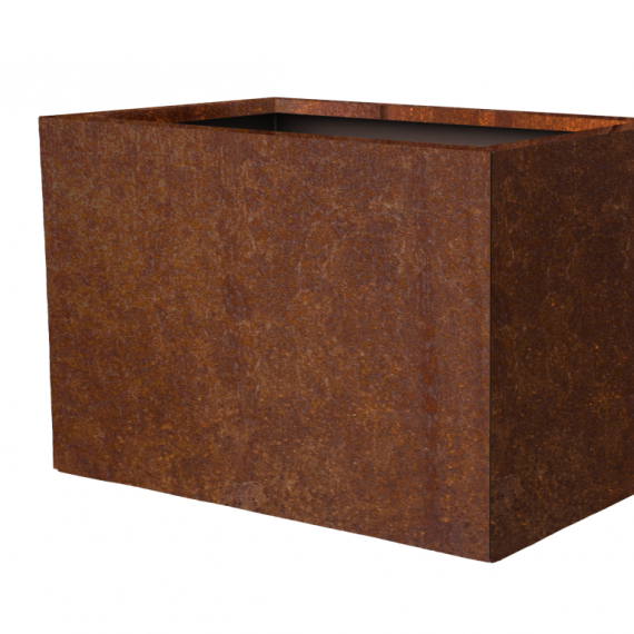 Bloembak vlak corten 60x90x60 cm