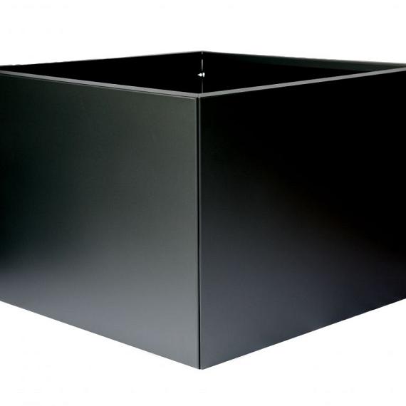 Bloembak vlak grafiet zwart 60x90x60 cm