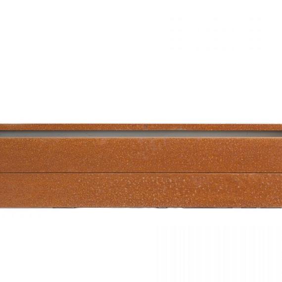 Bloembak corten 150x90x28 cm