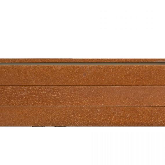 Bloembak corten 210x90x42 cm