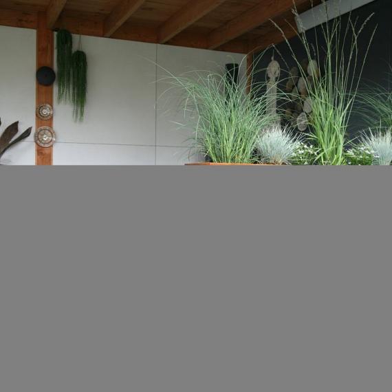 Bloembak corten 300x150x56 cm
