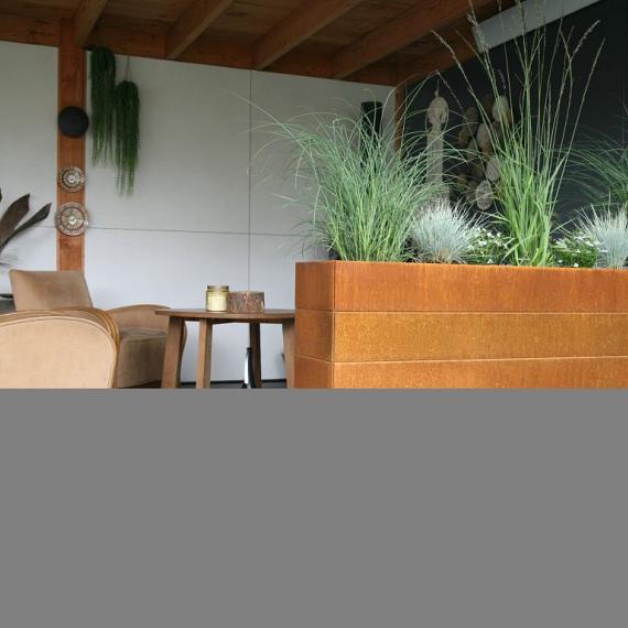 Bloembak corten 300x210x56 cm