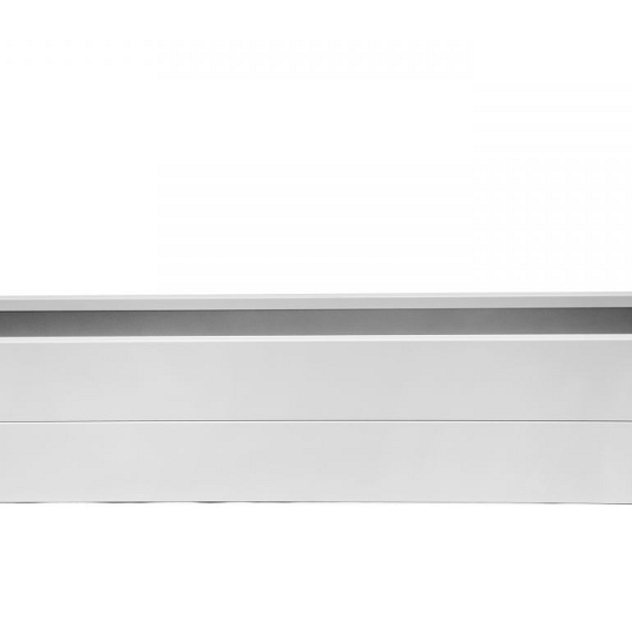 Bloembak wit 300x90x28 cm
