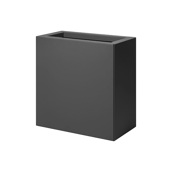 Bloembak vlak - ANTRACIET 30X60X40