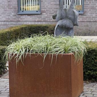 Bloembak vlak corten 150x210x40 cm