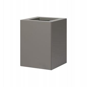 Bloembak vlak taupe 30x30x60 cm