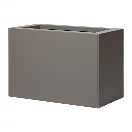 Bloembak vlak taupe 30x60x60 cm