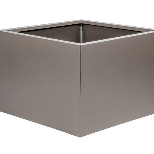 Bloembak vlak taupe 60x300x60 cm
