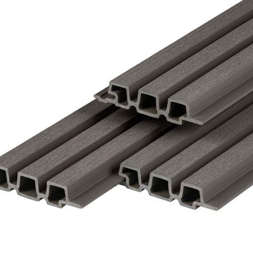 PuraTech 30 composiet gevelbekleding 3,3 x 17,0 x 290 cm Dark Grey